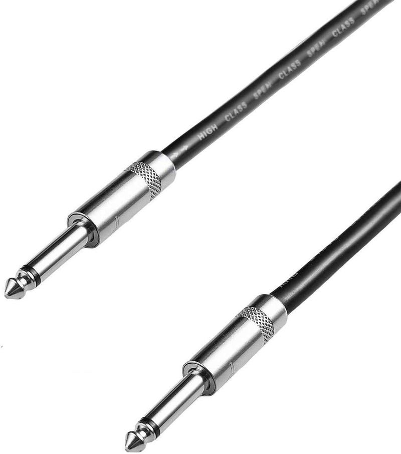 Yoico 2Pcs 6 Feet Professional Speaker Cables, Pair 6 ft 12 Gauge 1/4 Inch Male Audio Amplifier Connection Heavy Duty Cord Wire - Image 2